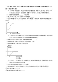 2022年山东省中考化学冲刺复习-计算题专项