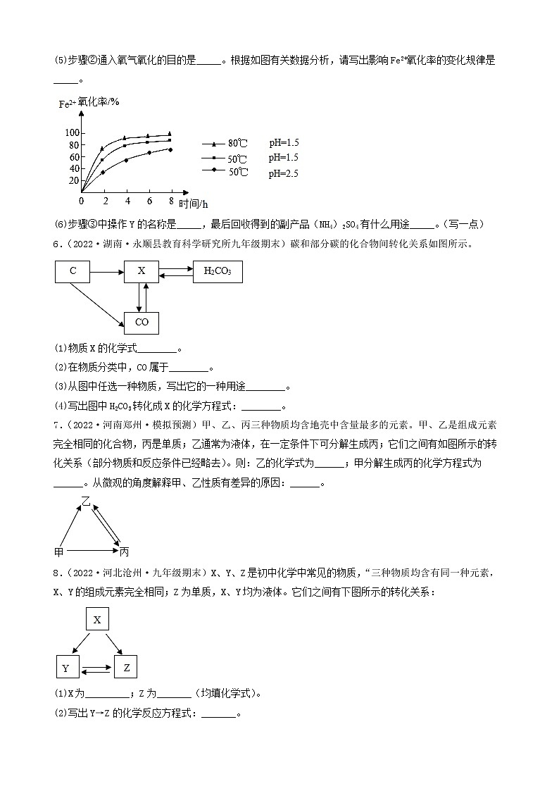 2022年中考化学冲刺复习-推断题突破口之三角关系（基础题）第3页