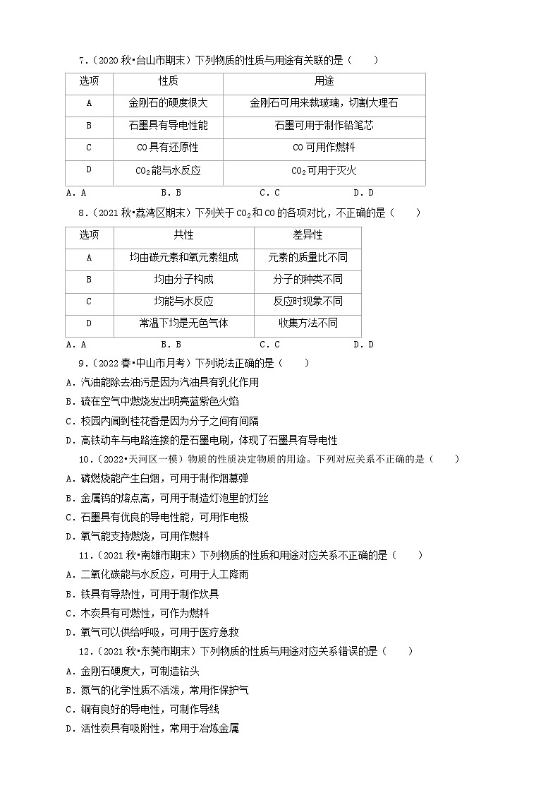2022年广东省中考化学冲刺复习-物质推断题眼分类突破专项①第2页