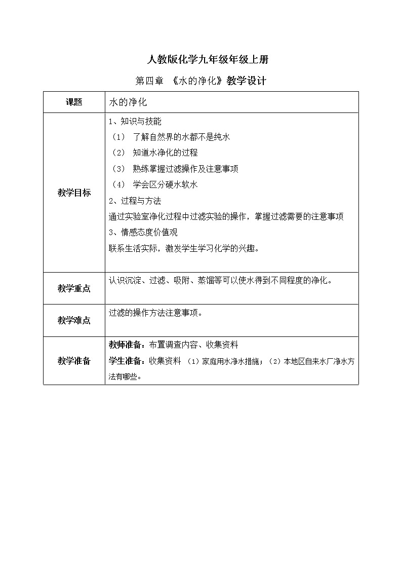 课题2《 水的净化》课件第1页