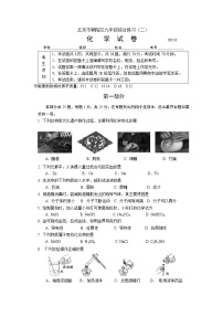 2022年北京市朝阳区中考二模化学试题（含答案）