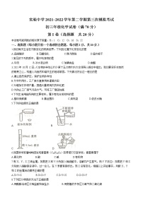 2022年甘肃省嘉峪关市实验中学中考三模化学试题 (word版无答案)