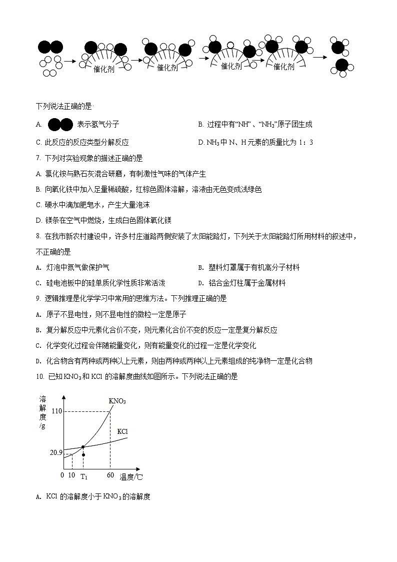 2022年湖南省岳阳市岳阳县中考一模化学卷及答案（文字版）02
