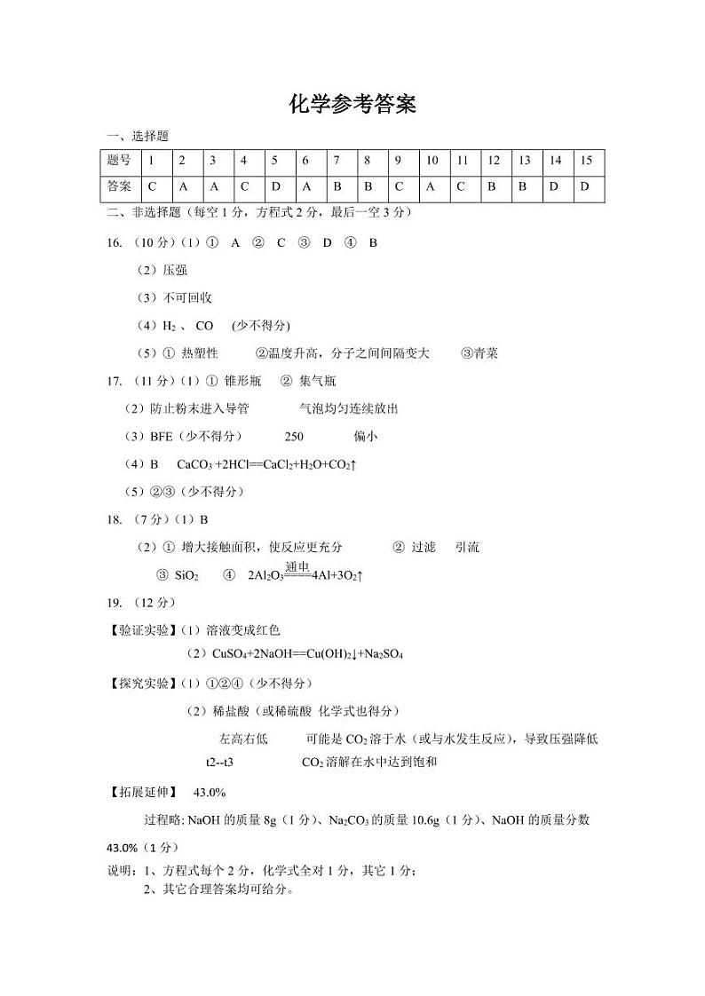 2022年江苏省盐城市亭湖、盐都、大丰区、阜宁中考二模化学试卷（PDF版含答案）01