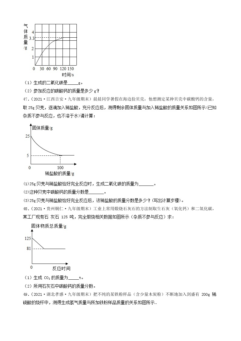 2022年中考化学冲刺复习-计算题常见六大解题方法03