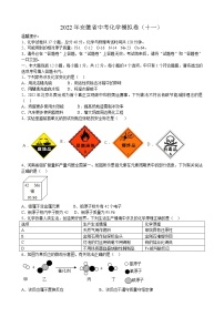 2022年安徽省中考化学模拟卷（十一）(word版含答案)