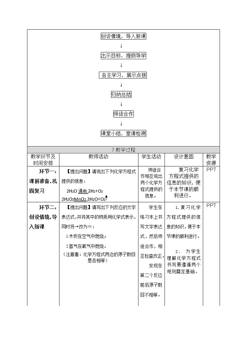 人教版九上化学 5.2如何正确书写化学方程式 教案02