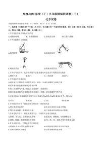 2022年辽宁省本溪市中考模拟化学试题（三）(含答案)