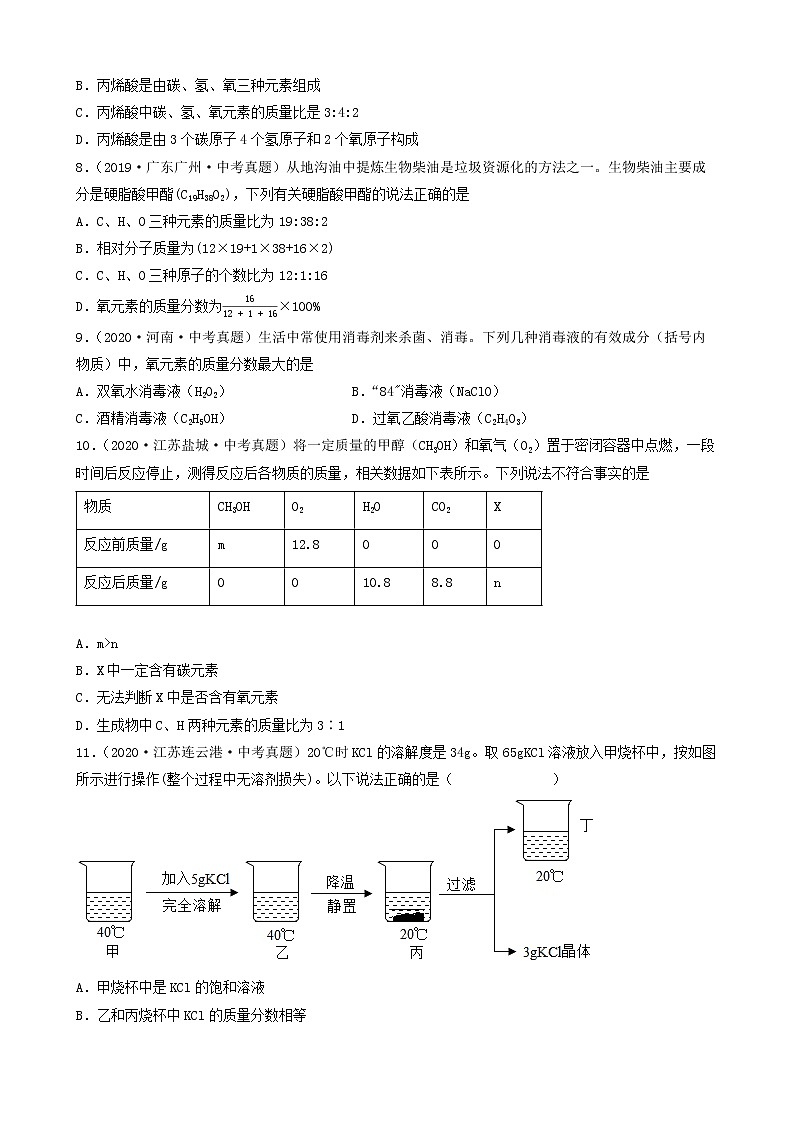 08计算题-2022年中考化学考前真题提分重点专项冲刺练习第2页