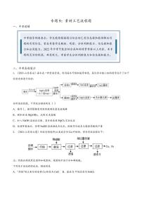 2022年中考化学压轴题专练9：素材工艺流程题（学生版+解析版）