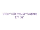 2022年广东省东莞市初中学业水平考试化学模拟卷课件（四）（含答案）