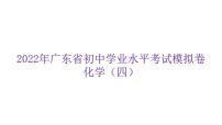 2022年广东省东莞市初中学业水平考试化学模拟卷课件（四）（含答案）