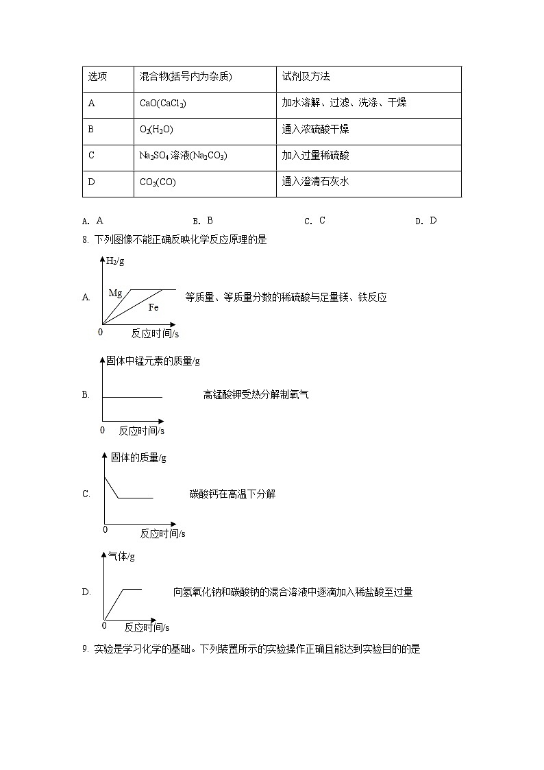 2022年四川省凉山州中考真题化学（试卷）第2页