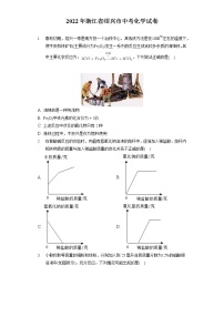 2022年浙江省绍兴市中考化学试卷（包含答案解析）