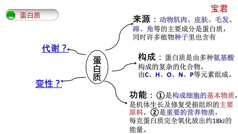 第十二单元 课题1 人类重要的营养物质-课件+学案+练习05