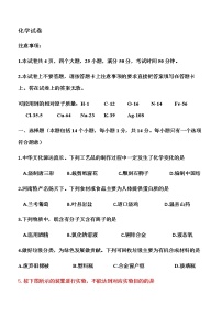 2022年河南省中考化学终极预测试卷(word版含答案)