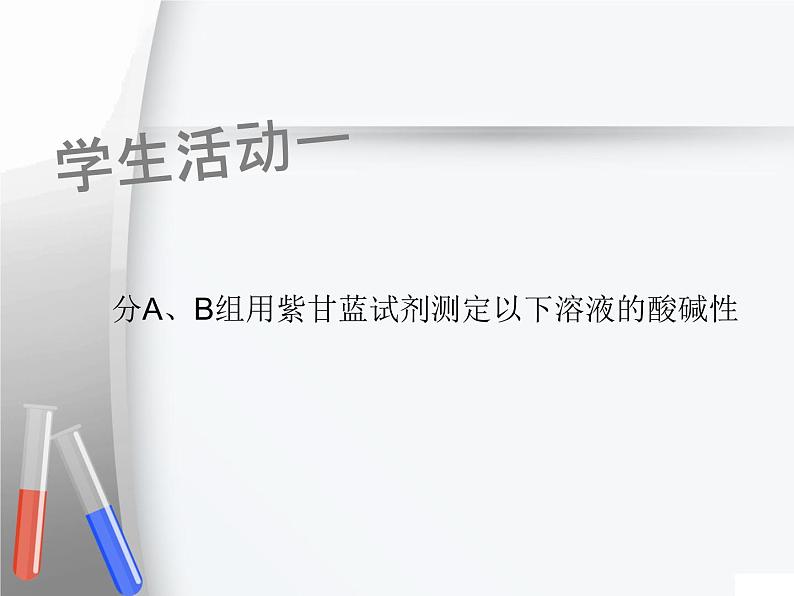 沪教版（上海）初中化学九年级上册 3.3 溶液的酸碱性- 探究溶液的酸碱性  课件第2页