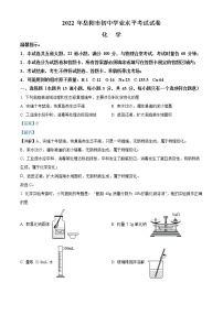 2022年湖南省岳阳市中考真题化学卷及答案（文字版）