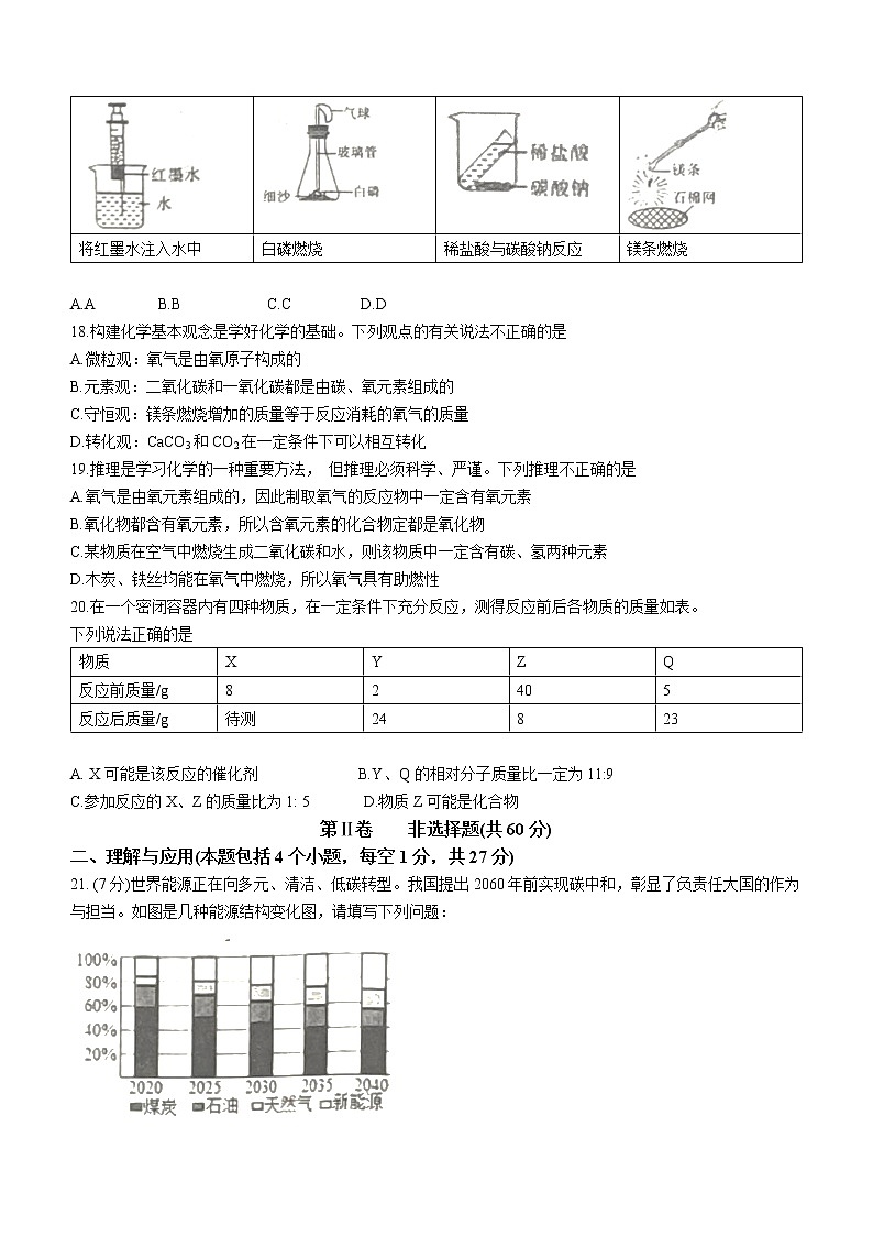 山东省淄博市沂源县2021-2022学年八年级下学期期末化学试题 (word版含答案)03