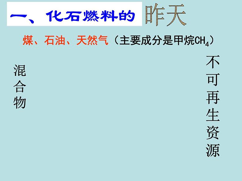 京改版九年级上册化学  6.3 化石燃料 课件04