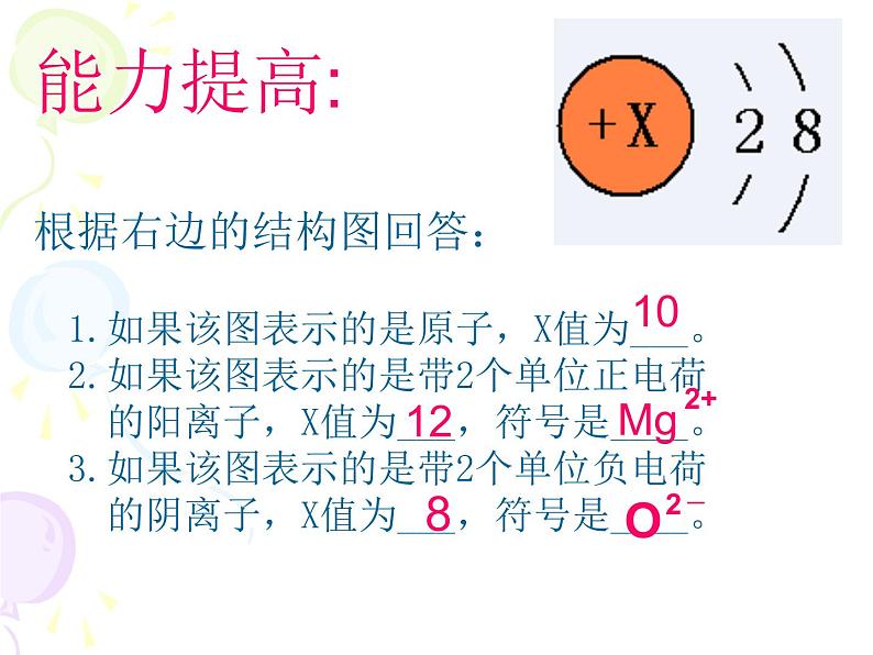 京改版九年级上册化学  3.2 原子核外电子的排布 离子 课件第8页