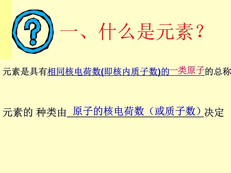 京改版九年级上册化学  5.1 初步认识化学元素 课件05