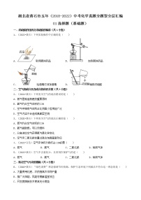 湖北省黄石市五年（2018-2022）中考化学真题分题型分层汇编-01选择题（基础题）