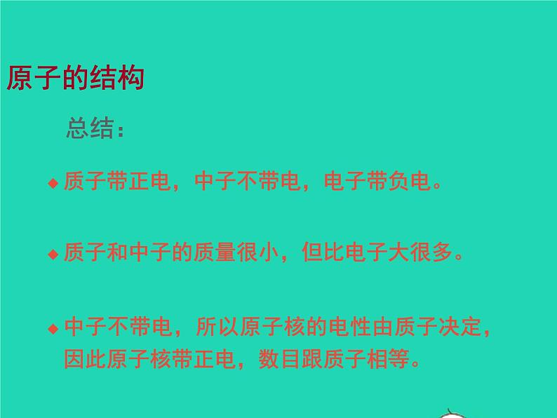 2022九年级化学上册第三单元物质构成的奥秘课题2原子的结构课件新版新人教版第6页