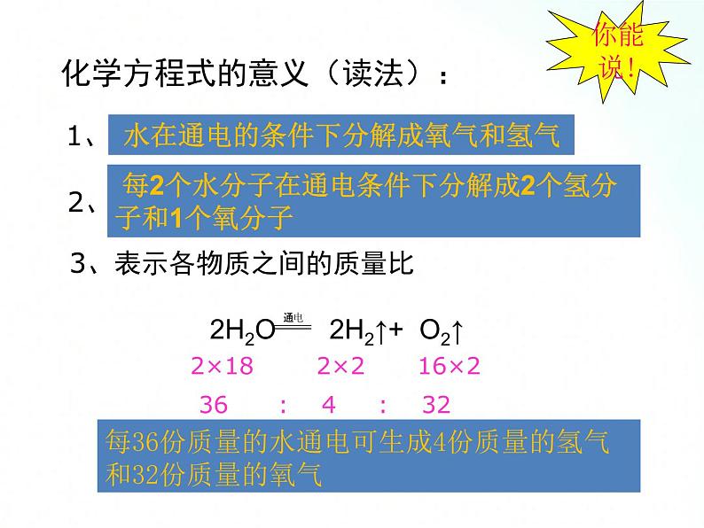 鲁教版化学九年级上册 5.2  化学反应的表示 课件第8页