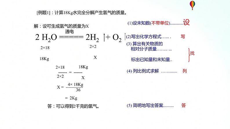 鲁教版化学九年级上册 5.3.1  化学反应中的有关计算 课件+视频素材06