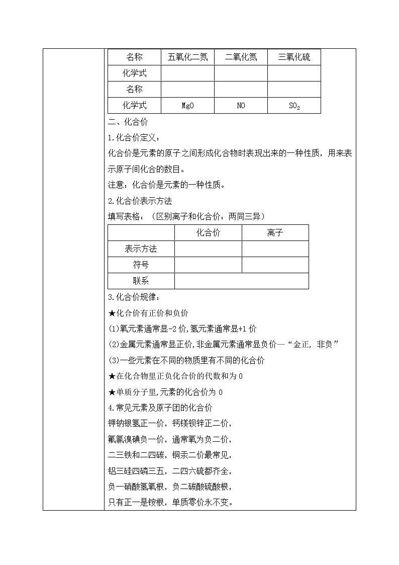 课题4《化学式与化合价第1课时》课件PPT+教学设计+同步练习03