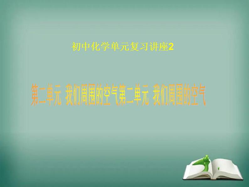 最新九年级化学人教版上册第二单元《我们周围的空气》复习课件01