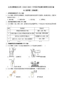 山东省聊城市五年（2018-2022）中考化学真题分题型分层汇编-01选择题（基础题）