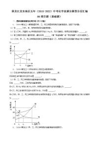 黑龙江龙东地区五年（2018-2022）中考化学真题分题型分层汇编-06填空题（基础题）