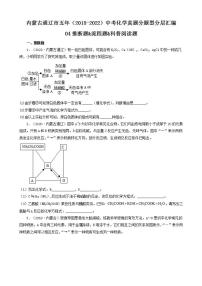 内蒙古通辽市五年（2018-2022）中考化学真题分题型分层汇编-04推断题&流程题&科普阅读题