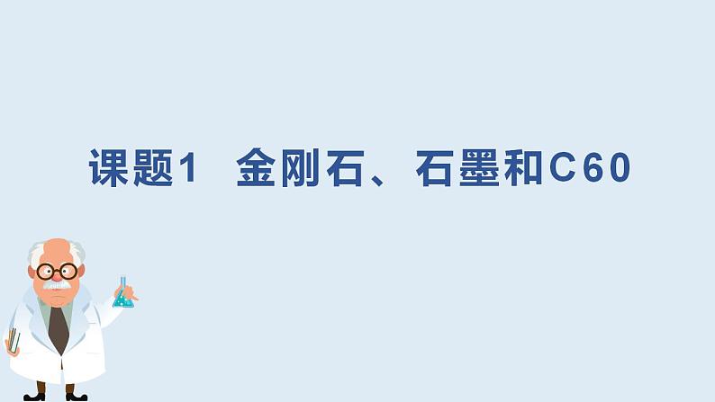 6.1金刚石、石墨和C60课件   九年级化学人教版上册第1页