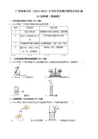 广西贵港五年（2018-2022）中考化学真题分题型分层汇编-01选择题（基础题）