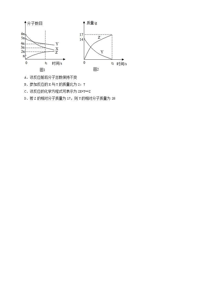 广西桂林五年（2018-2022）中考化学真题分题型分层汇编-03选择题（基础提升）第3页