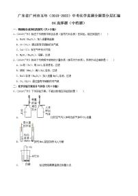 广东省广州市五年（2018-2022）中考化学真题分题型分层汇编-04选择题（中档题）