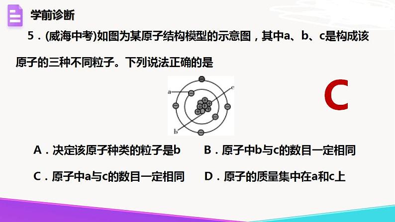 2.3.2  原子的构成-九年级化学上册 课件 鲁教版05