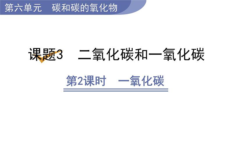 人教版九年级化学上册--6.3  二氧化碳和一氧化碳（课件）01