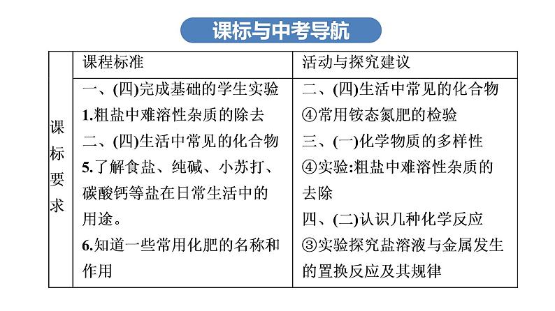 中考化学复习考点十二 盐和化肥课件第3页