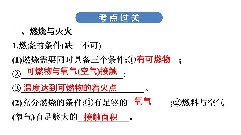 中考化学复习考点十八 化学与能源和资源的利用课件第8页