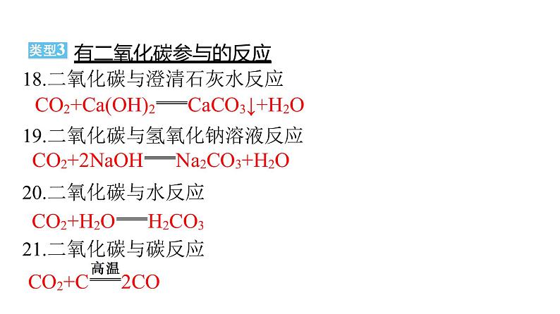 中考化学复习化学方程式专项练课件第7页