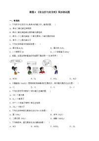 初中化学人教版九年级上册课题4 化学式与化合价课时作业