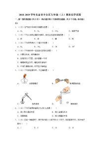 初中化学九上2018-2019学年北京市丰台区九年级（上）期末化学试卷（解析版）