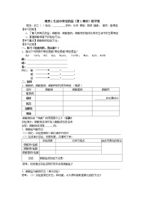 初中化学人教版九年级下册课题1 生活中常见的盐学案