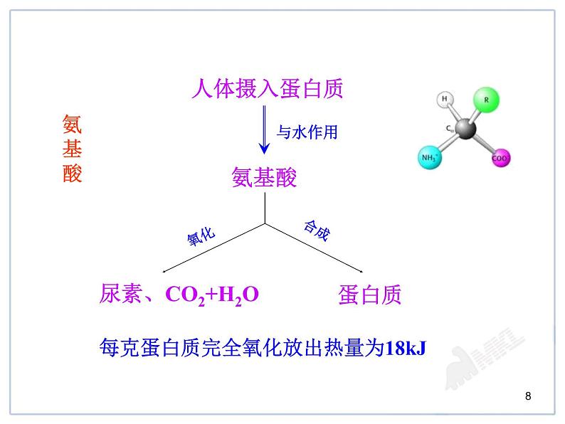 化学九年级下第12单元课题1  人类重要的营养物质精品课件第8页