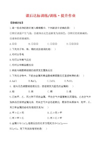 初中化学人教版九年级下册第八单元  金属和金属材料课题 2 金属的化学性质练习