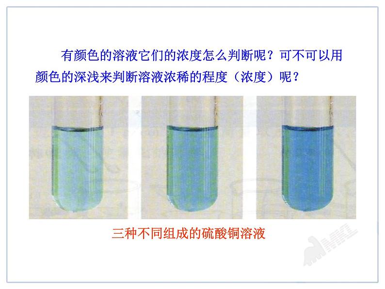 化学九年级下第9单元课题3  溶质的质量分数精品课件第5页